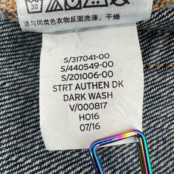 GAP Straight Fit Denim Jeans Size 33 x 32 Men's - Picture 4 of 5